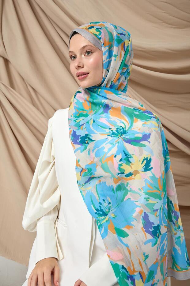 Desenli Soft Şal 70023-14 - 3
