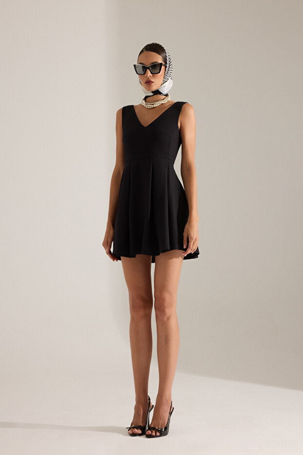 LOTTE MİNİ SİYAH ELBİSE - 3