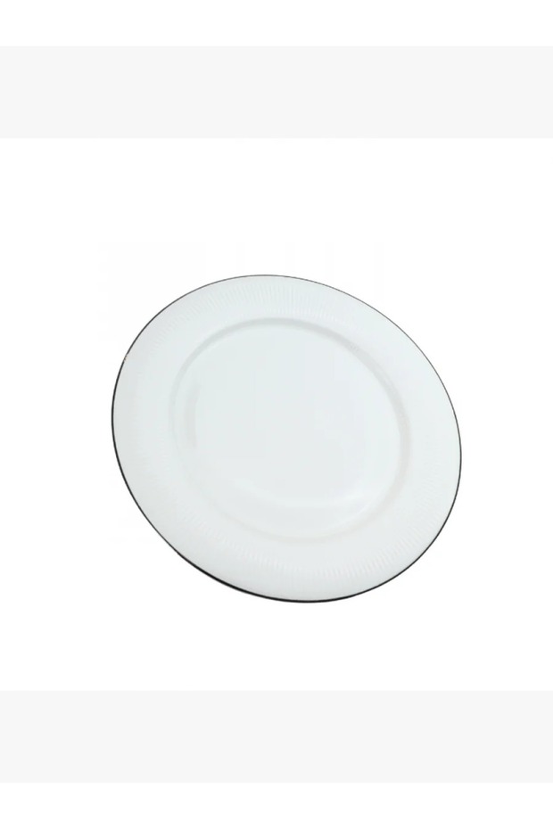 طبق تقديم دائري - مبطن بالفضة - ٢٦ × ٢٦ سم - 3