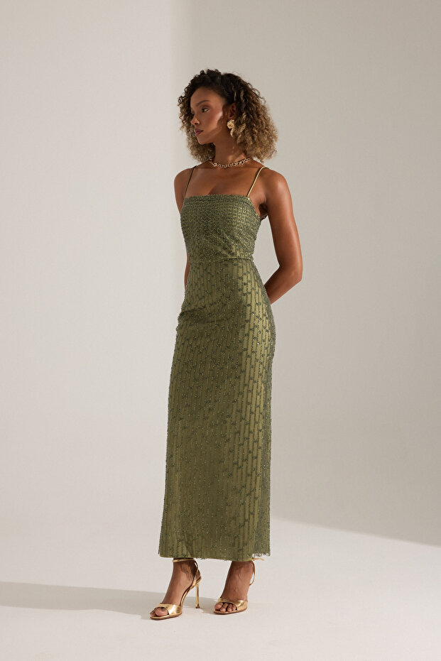 MILICA HAKİ ELBİSE - 3