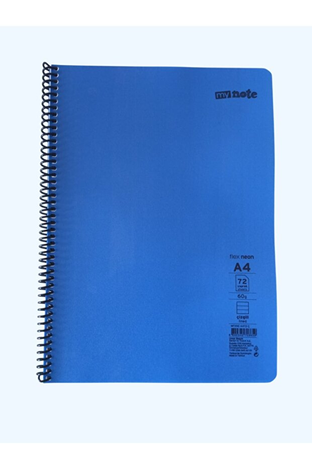 My Note Large Size A4 72 Sheets Lined Spiral Notebook – Ideal for Lectures and Notes - 1