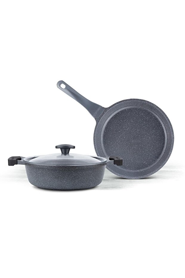 3 Parça Graneu Tencere Seti - 1