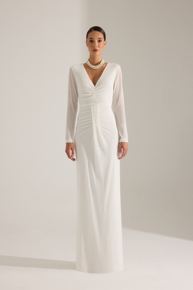 GIUSEPPINA BEYAZ ELBİSE - 1