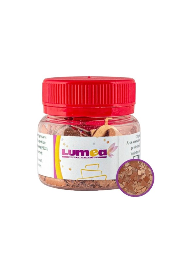 Foite bronz pentru tort Sequin, 10g -