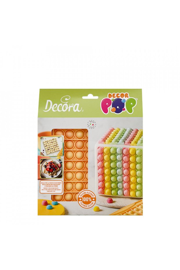 Forma silicon patrat POP IT - Decora