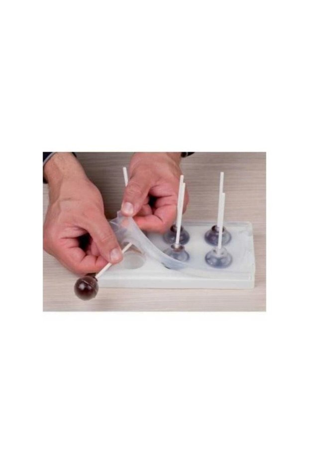 Forma silicon transparent pentru acadele, pops - SilikoMart