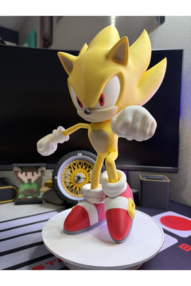 Süper Sonic Oyun Karakter Figür - 6