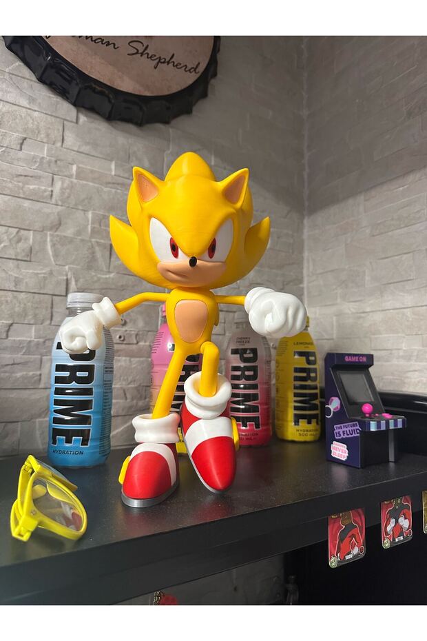 Süper Sonic Oyun Karakter Figür - 3