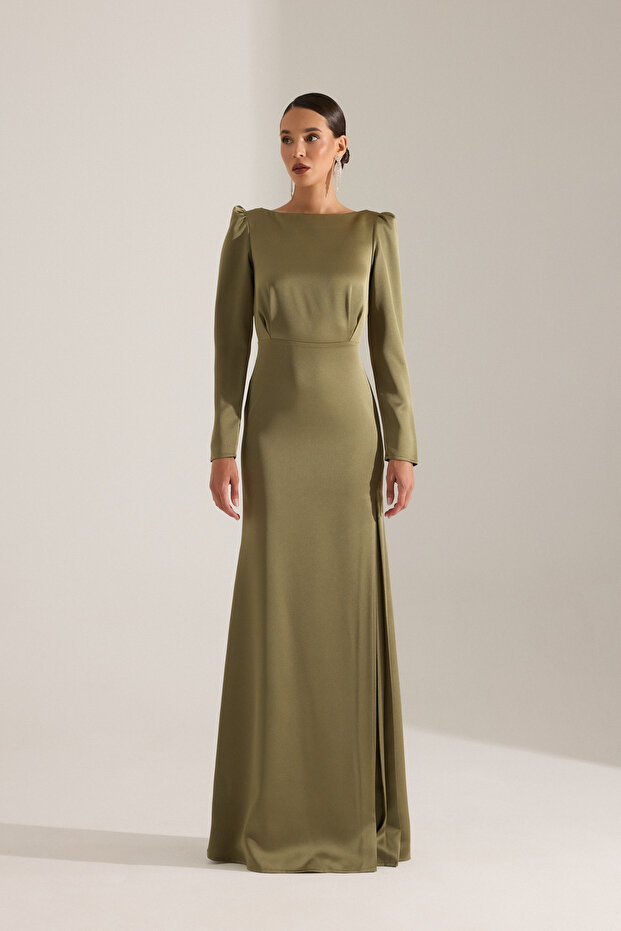 AMAYA HAKİ ELBİSE - 3