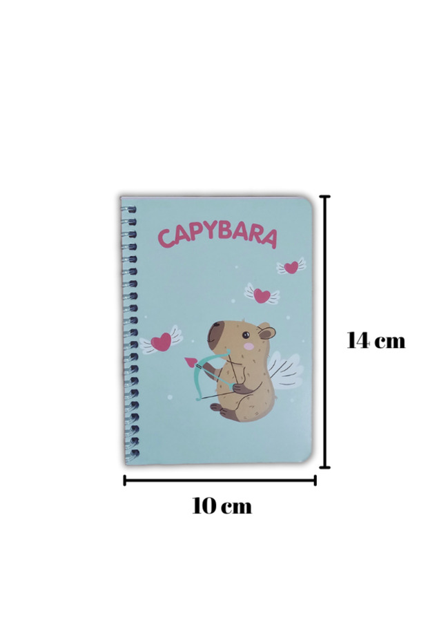 Capybara A6 Notepad Homework Notebook 10 cm X 14 cm Capybara (Set of 2) - 3