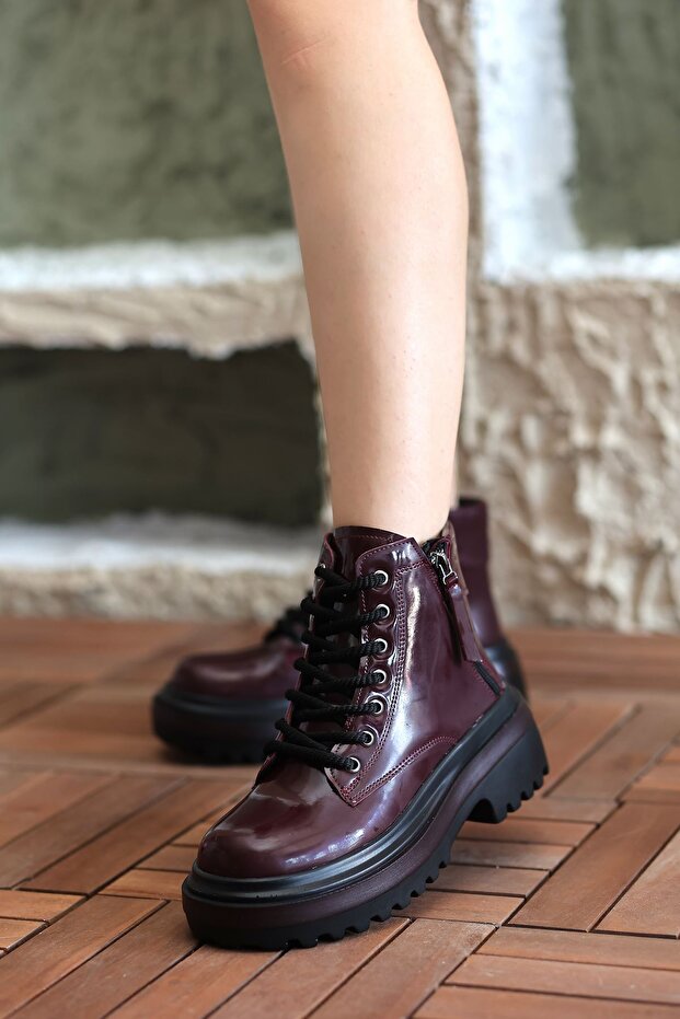 Dvm-103 Flat Sole Lace-Up Boots - 2