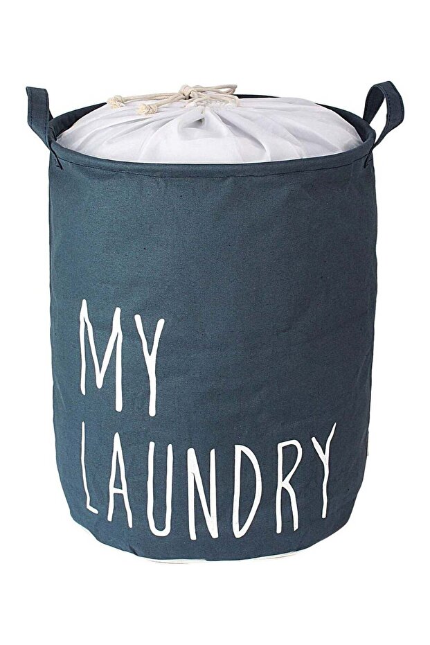 BLOOMING TIME Large Dirty Clothes Collapsible Canvas Bin Handle Laundry Hampers Basket