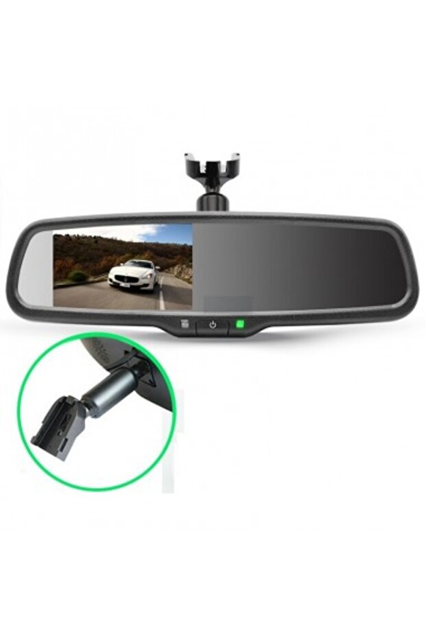 4.3 LCD car display with Auto Dimming on the rearview mirror - 2