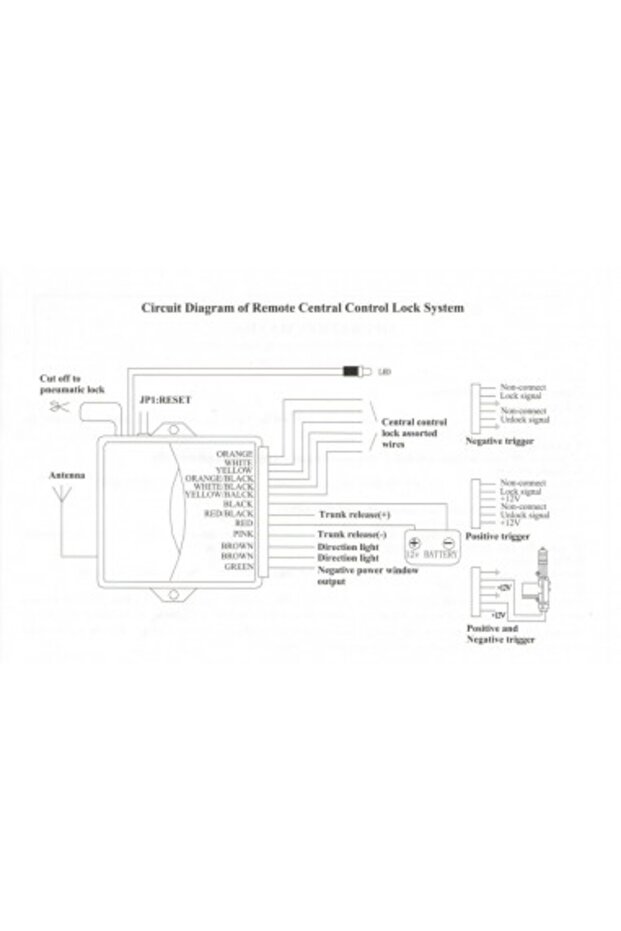 Bluetooth central locking module with 2 remote controls with phone control KD-530BL - 4