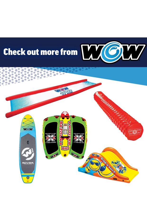 Rocket Slide Inflatable Pool Slide Built Sprayer Kids Adults Portable Pool Slides Durable Vinyl - 5