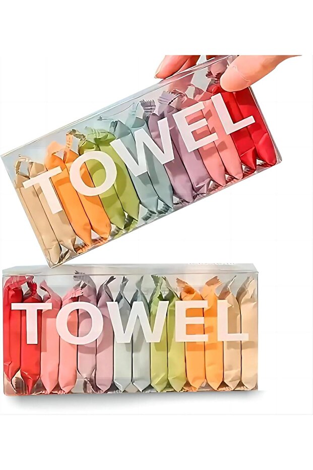 Compressed Towel Sheets Portable Lightweight Disposable Face Compressed Towel Absorbent Soft Wiping - 1
