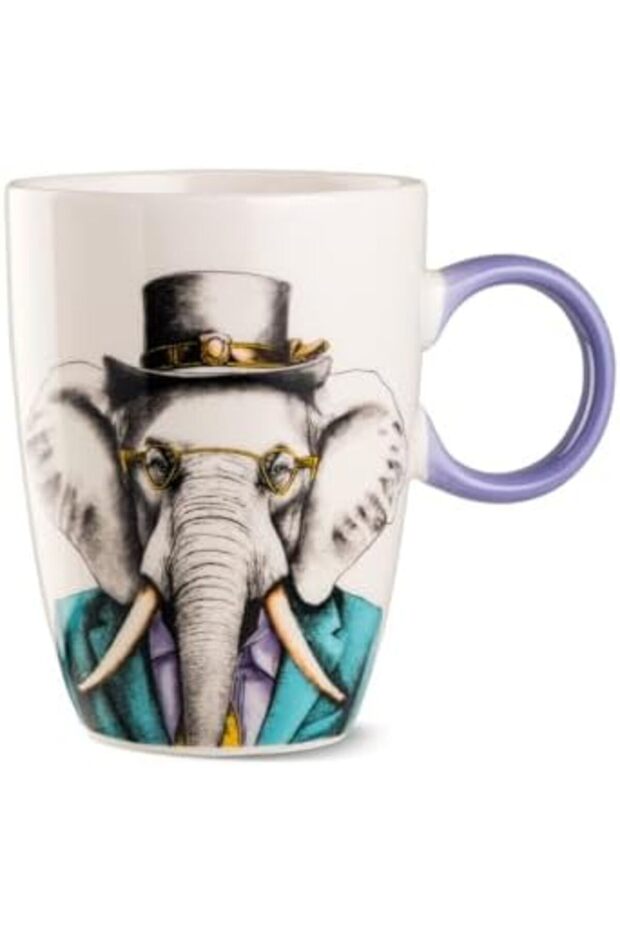 Mug Human Essence Elephant 430ml New Bone China Coffee Mug – Stylish & Durable Cup for Tea