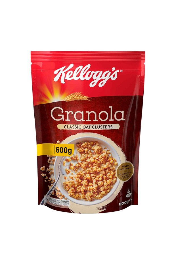 Granola Classic Oat Clusters 600 gCrunchy Baked Whole Grain Cereal for Healthy Breakfast