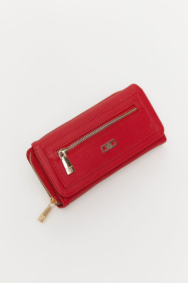 Fermuar Detaylı Cüzdan - 1