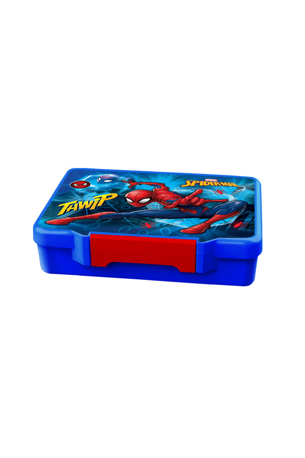 Spider-Man Bento Lunch Box with Cutlery – Superhero Design – Leakproof Bento for Boys