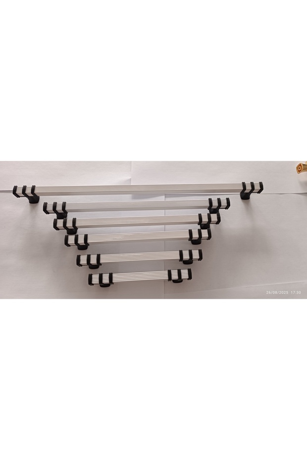 Yörük 320 mm White-Black Luxury Modern Drawer Cabinet Wardrobe Furniture Handles