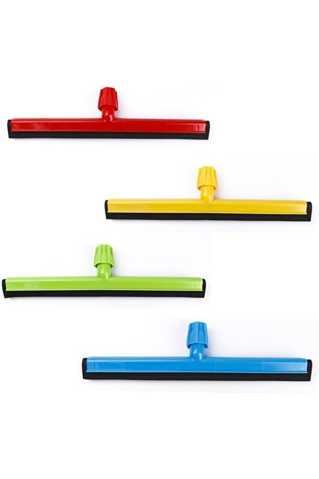 Floor Wiper with Long Stick | Durable Rubber Blade | Sturdy Steel Handle | Perfect for Wet
