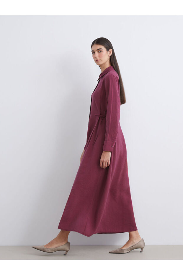 Stilinizi Bize Bırakın | Modal Karışımlı Gömlek Elbise - 2