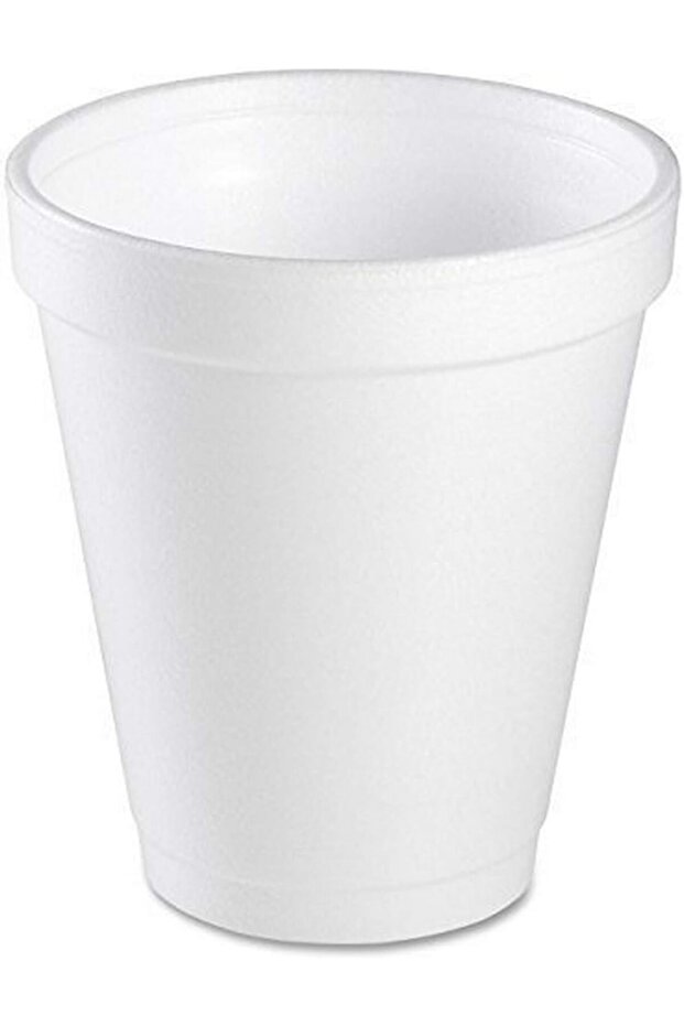 6J6-50 6J6 2.9" Top & 1.8" Bottom Diameter, 3.3" Height, White Foam Cup, 6 oz Capacity (2 Pack