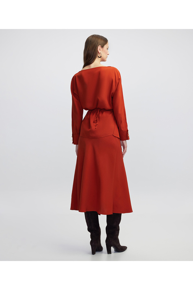 Bağlamalı bluz - 6