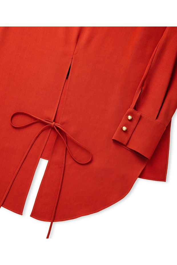 Bağlamalı bluz - 4