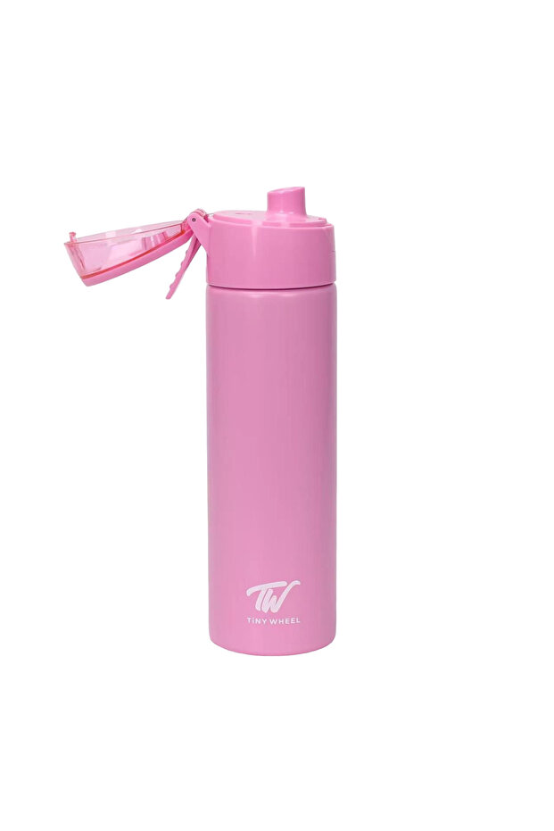 Pink steel spray bottle - 2