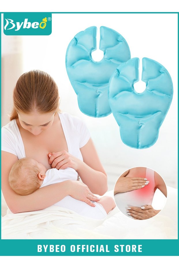 Breast Therapy Packs, Hot and Cold Breast Pads for Nursing Mom, Reusable Breastfeeding Essentials for Nipple Pain Relief, Mastitis, Engorgement