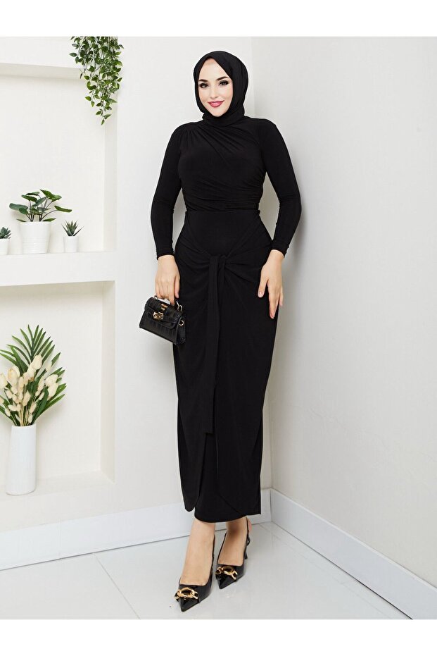 5-Style Connectable Drawstring Sandy Skirt - 1