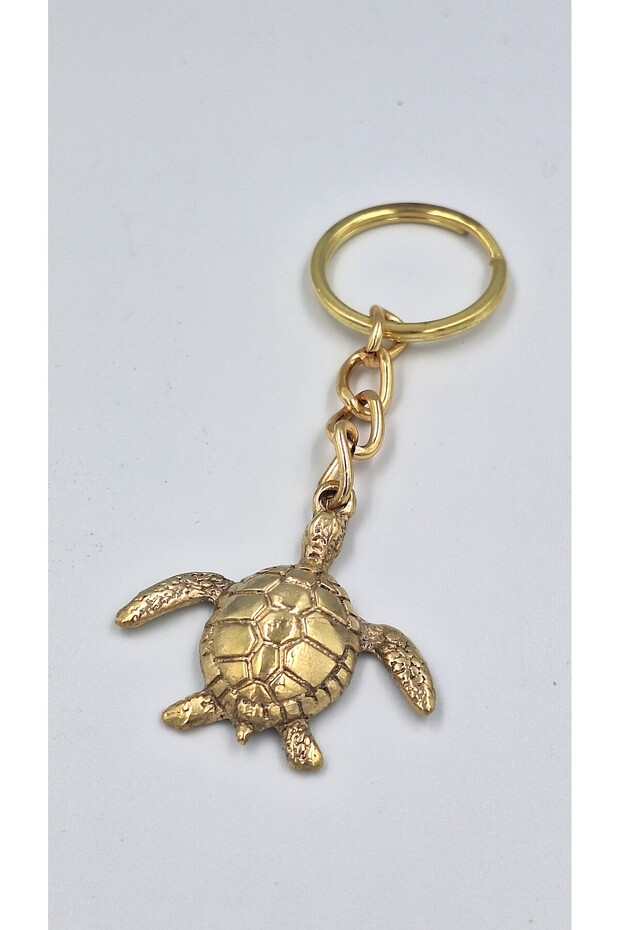 سلسلة مفاتيح سلحفاة نحاسية - 1