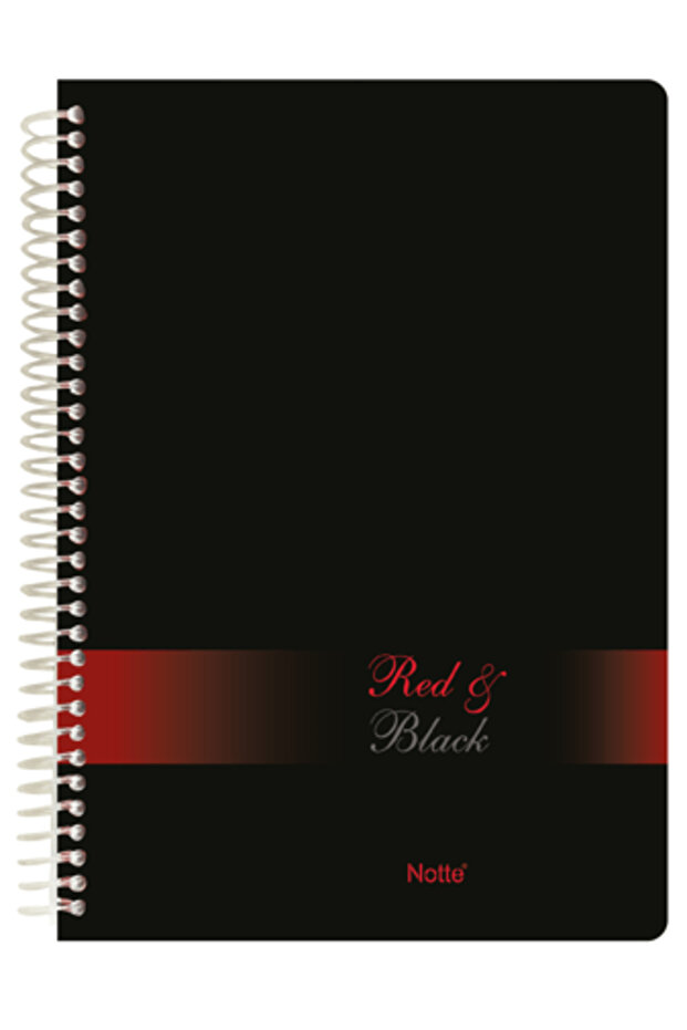 A4 spiral notebook with 4 divisions 100 dictation sheets - 1