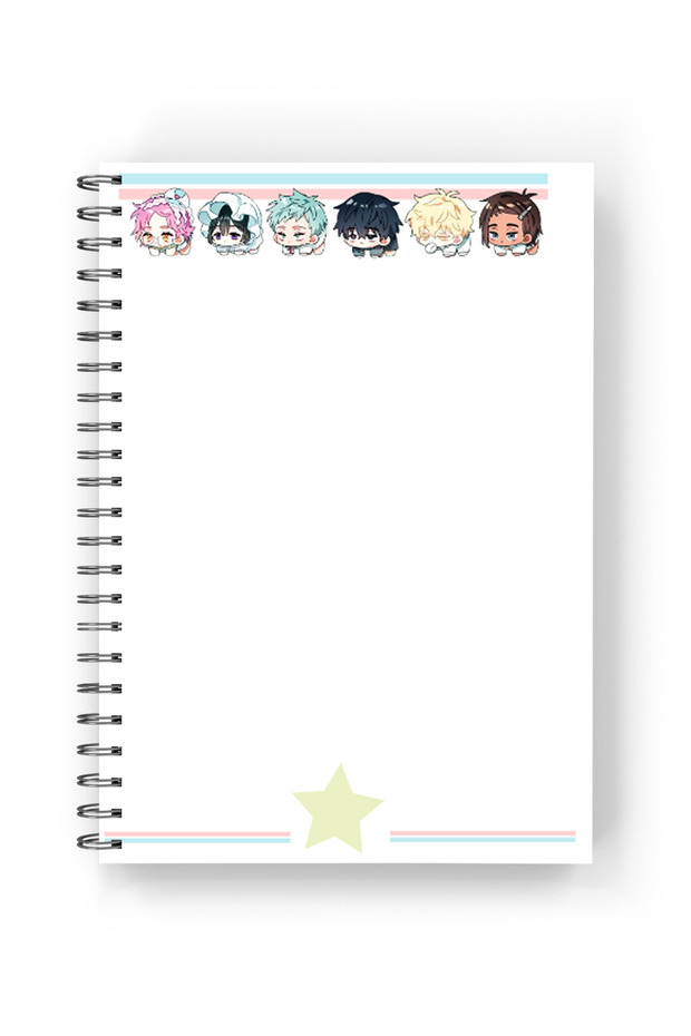 2 Pcs Alien Stage Anime A5 Size Spiral Notebook 50 Sheets - 2