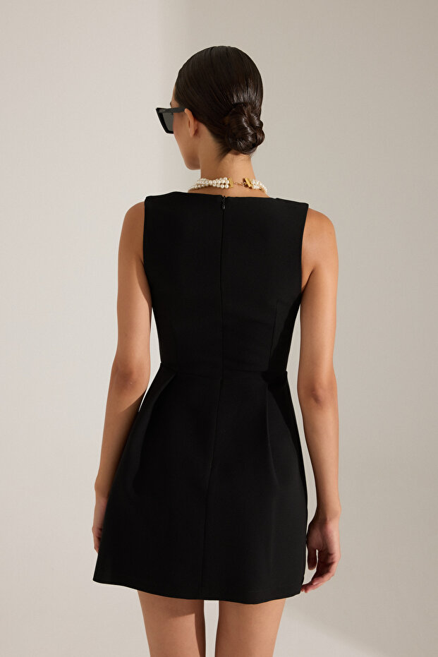 OCTOBER SİYAH ELBİSE - 5