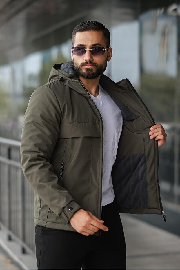 معطف شتوي مقاوم للماء للرجال - 3