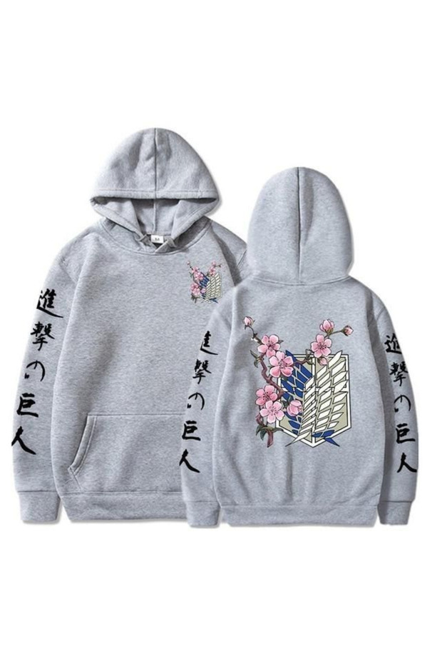 Attack on Titan Anime Hoodie, Long Sleeve and Comfortable Hood