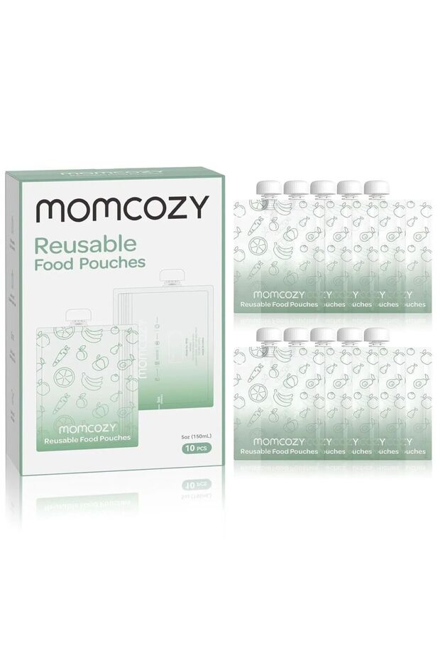 - Reusable Baby Food Pouches - Pack Of 10 - 148 ml