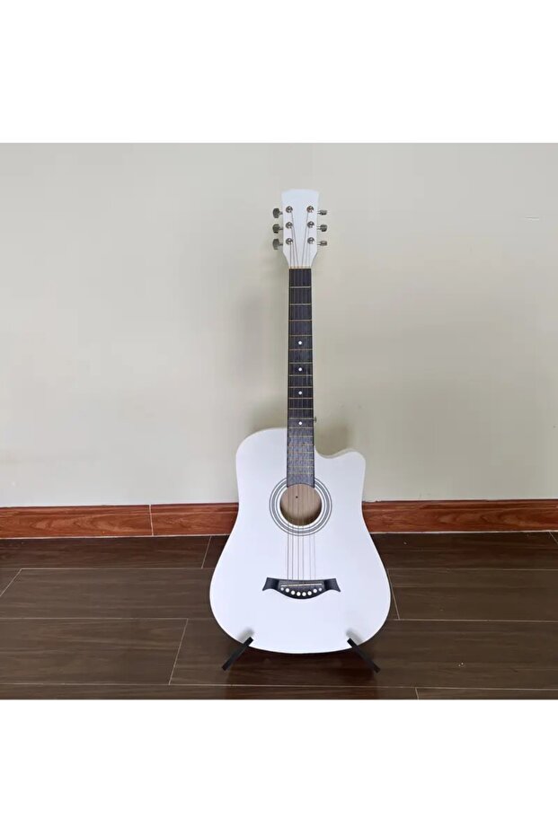 Full-Size 38-Inch Guitar for Adults & Beginners - White