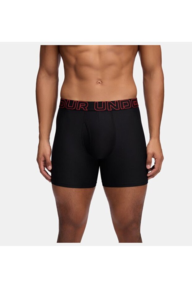 Herren Boxershorts, 3er Pack - Performance Tech Boxer Briefs Solid 6", Stretch, einfarb - 1