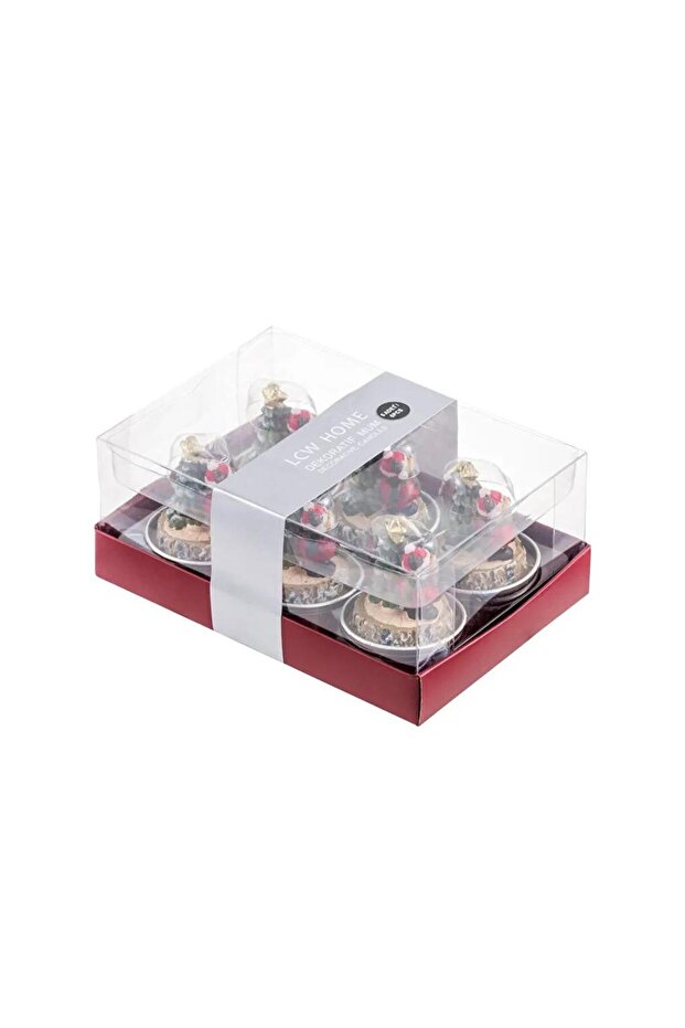 LCW HOME Yılbaşı Temalı Dekoratif Mum 6'lı (W5) - 4