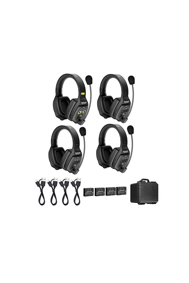WiTalk WT4D4xbat 4-Person Stereo Intercom - 1