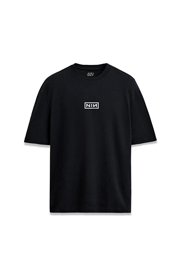 تي شيرت عادي للجنسين من Nine Inch Nails NIN Minimal Writing