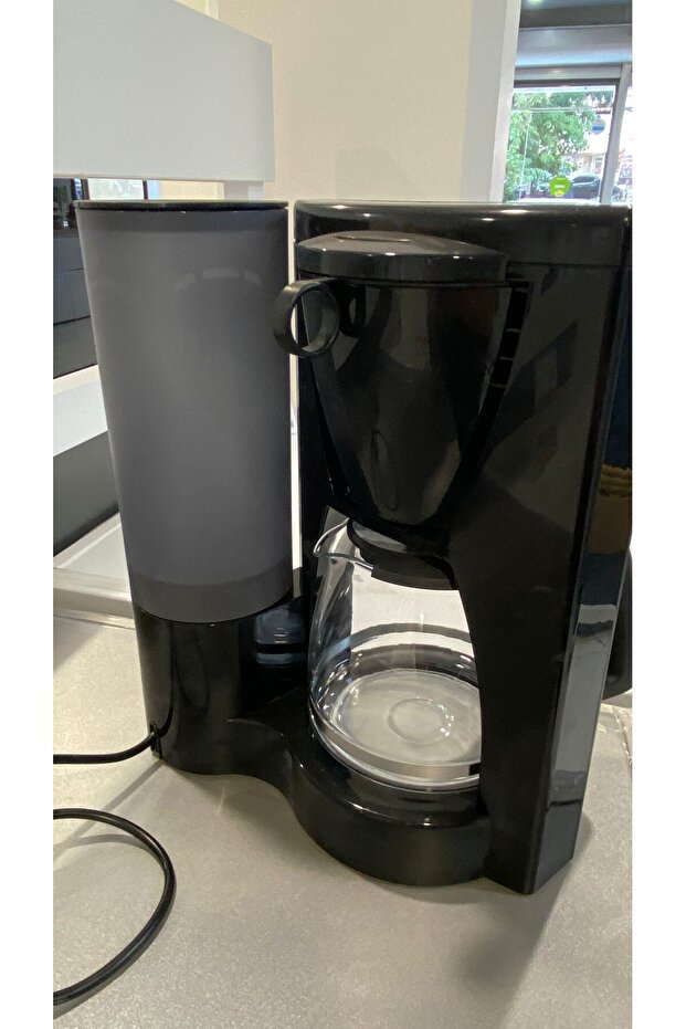 Filtre Kahve Makinesi Siyah Cam Demlik Kağıt Filtreli Aroma Tutma Ayarlanabilir Sıcak Tutma - 8
