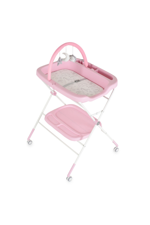 Croco multifunctional changing table, foldable, height adjustable, wheels with brakes - 1