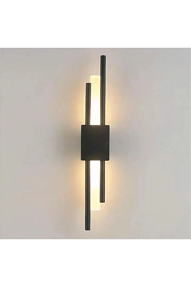 AXİS LED PİLLİ SİYAH APLİK - 2