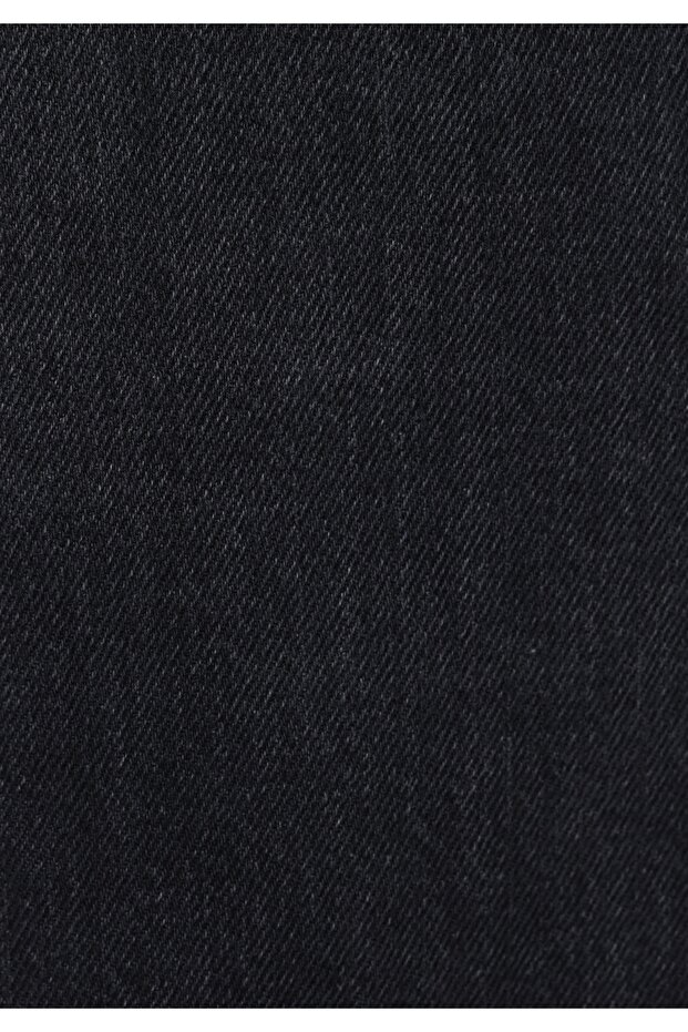 Regular Fit Erkek Siyah Jean Pantolon - 7