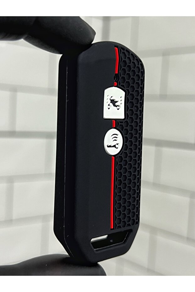 Honda 2020 up to Pcx - 2022 up to Forza 250 X-Adv Compatible Silicone Key Case Cover Black Red